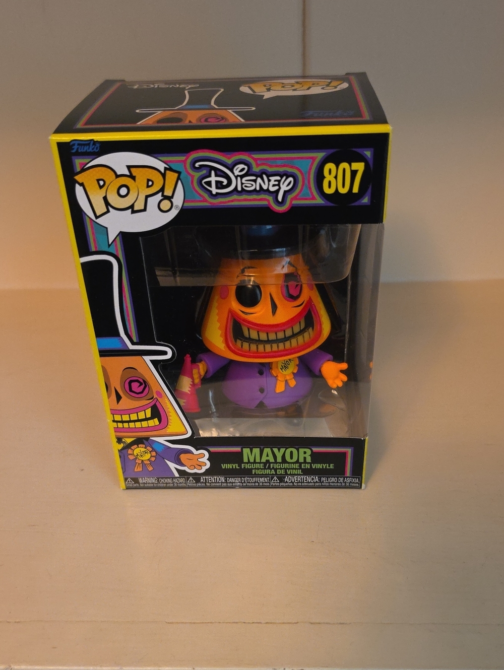 Funko POP! Disney 807 Mayor Figure - Purple & Orange
